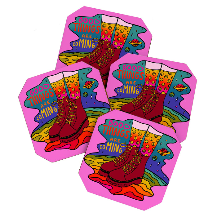 Good Things are Coming Coaster Gallery Image 1
