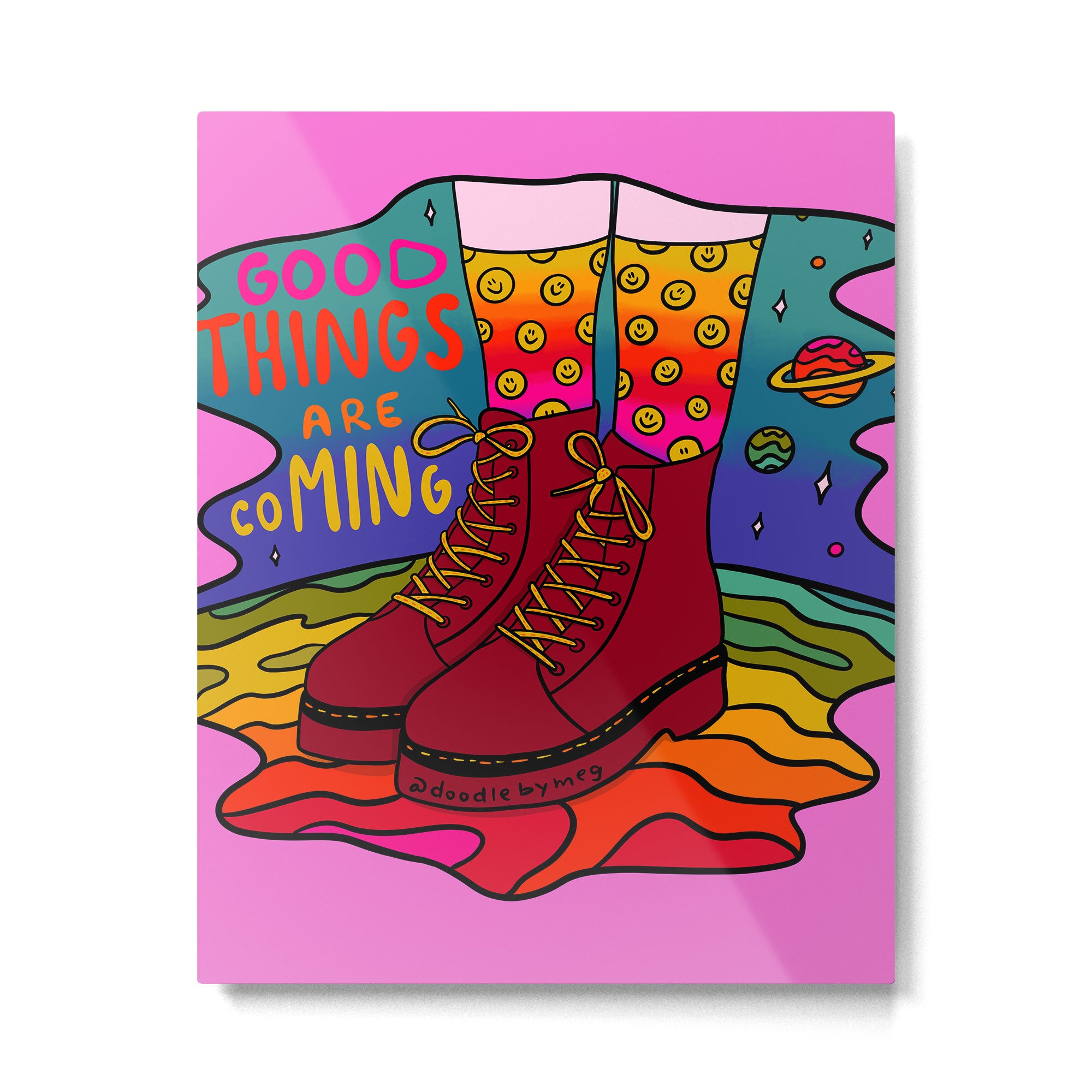 Good Things are Coming Metal Print Gallery Image 6