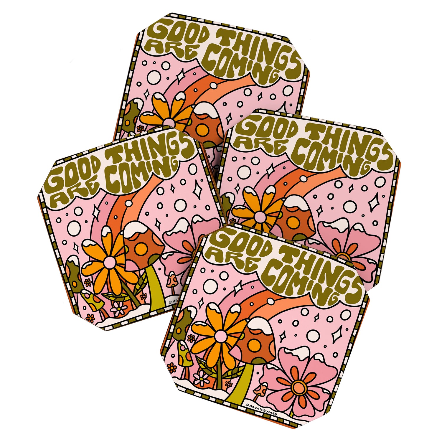 Good Things Are Coming Coaster Gallery Image 1