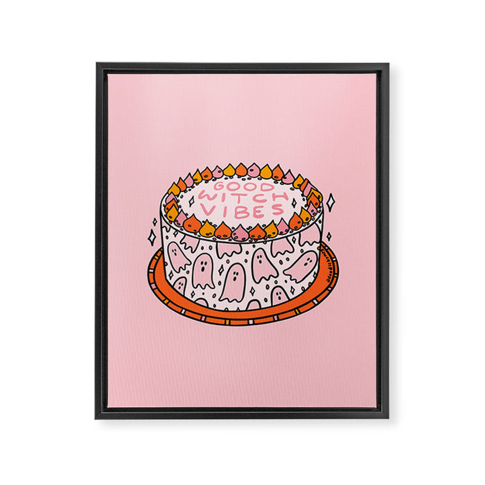 Good Witch Vibes Framed Canvas Print Gallery Image 1