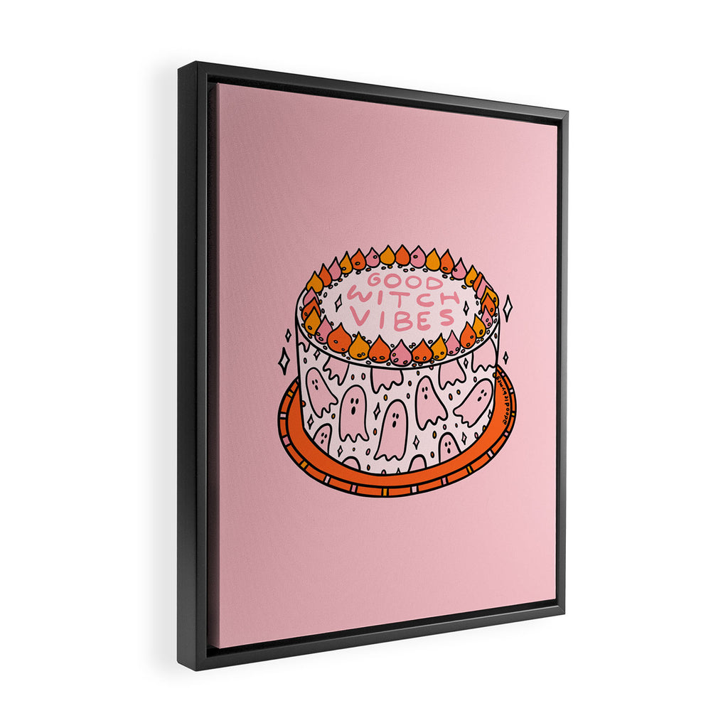 Good Witch Vibes Framed Canvas Print Gallery Image 2