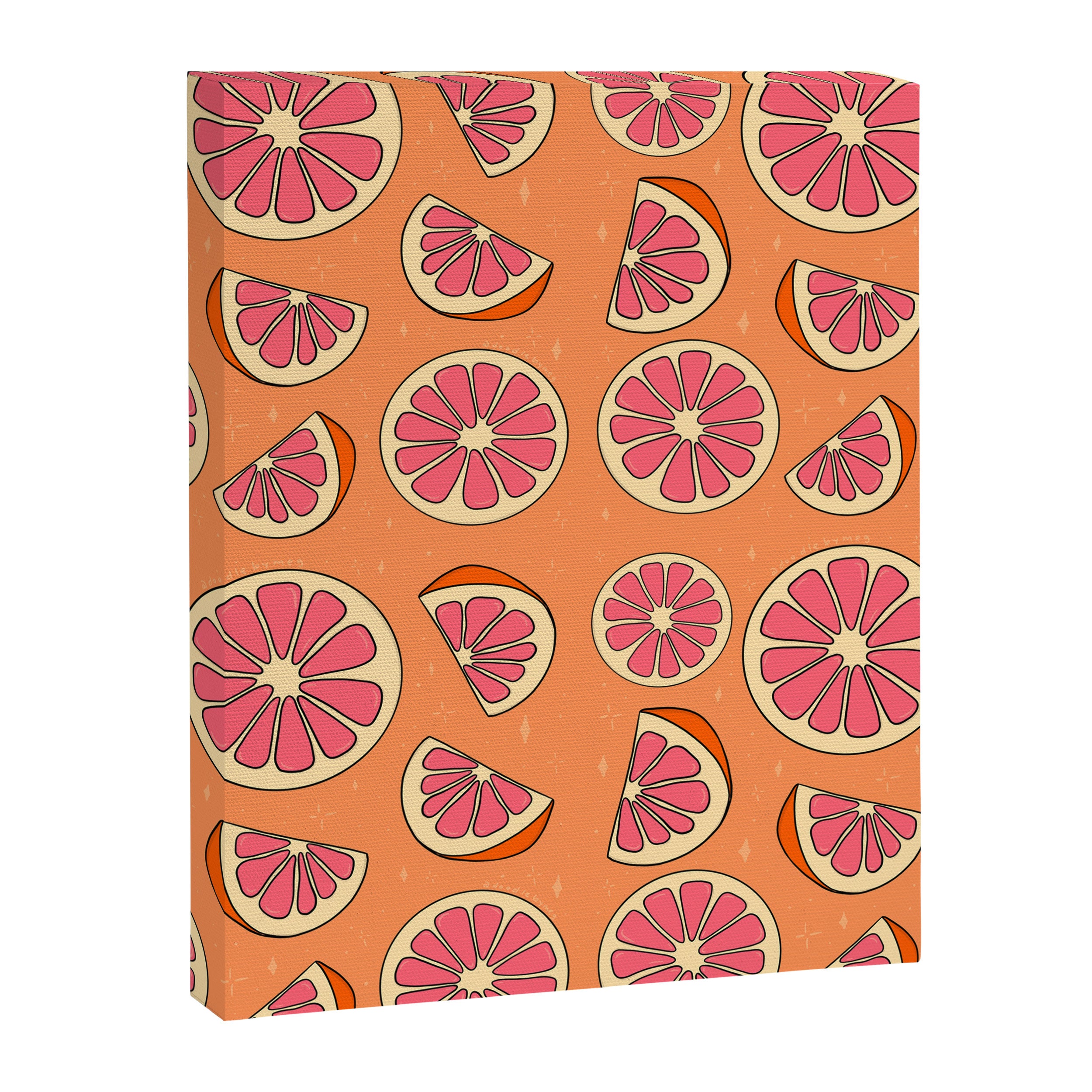 Grapefruit Print Canvas Print Gallery Image 8