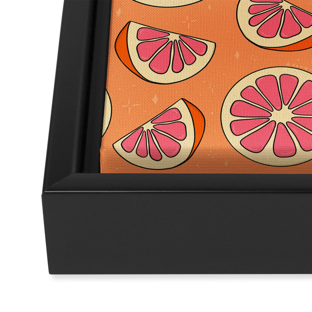 Grapefruit Print Framed Canvas Print Gallery Image 3