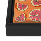 Grapefruit Print Framed Canvas Print Gallery Image 3
