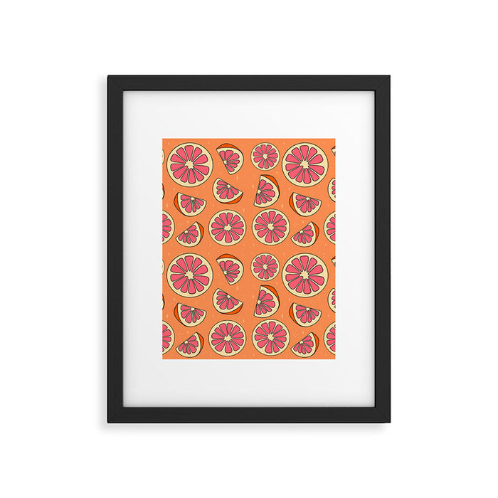 Grapefruit Print Framed Art Print Gallery Image 1