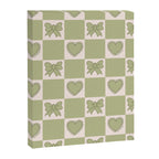 Green Bow Checkered Print Canvas Print Gallery Image 8