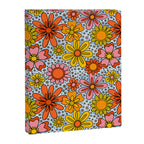Groovy Flowers in Blue Canvas Print Gallery Image 8