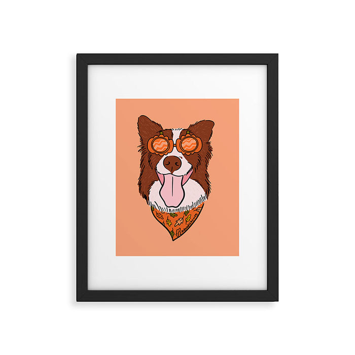 Halloween Dog Framed Art Print Gallery Image 1