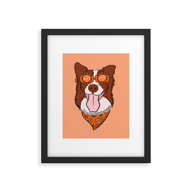 Halloween Dog Framed Art Print Gallery Image 6