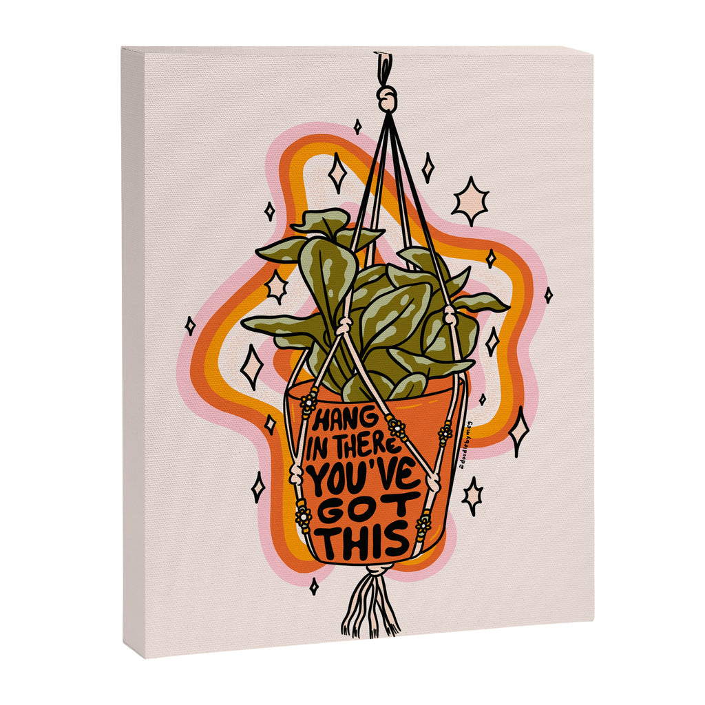Hang In There Canvas Print Gallery Image 8