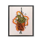 Hang In There Framed Canvas Print Gallery Image 8