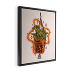 Hang In There Framed Canvas Print Gallery Image 2