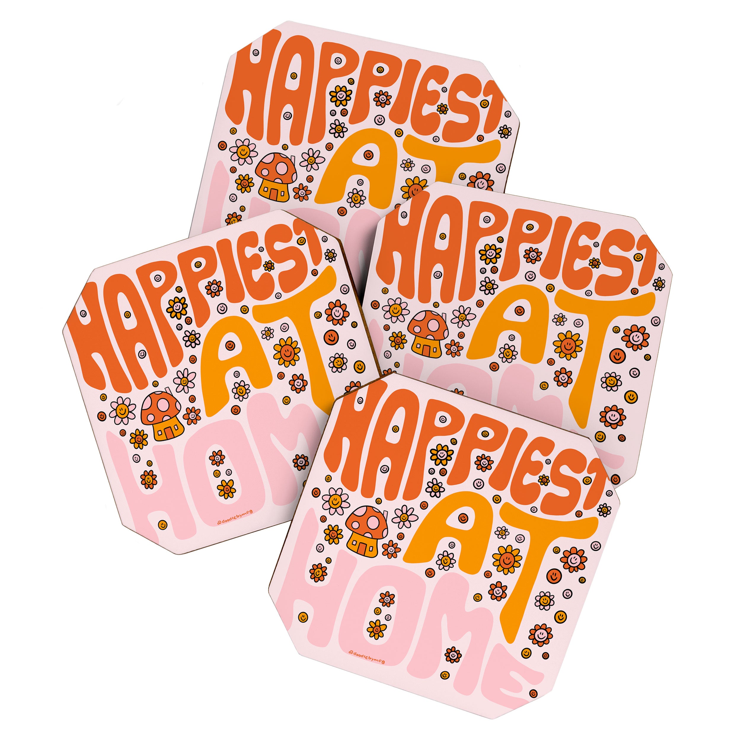 Happiest at Home Coaster Gallery Image 1