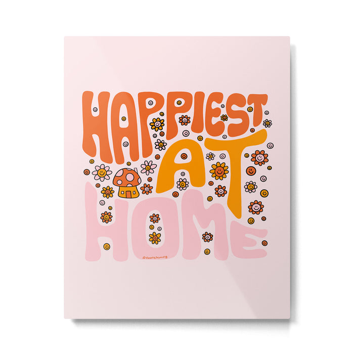Happiest at Home Metal Print Gallery Image 1