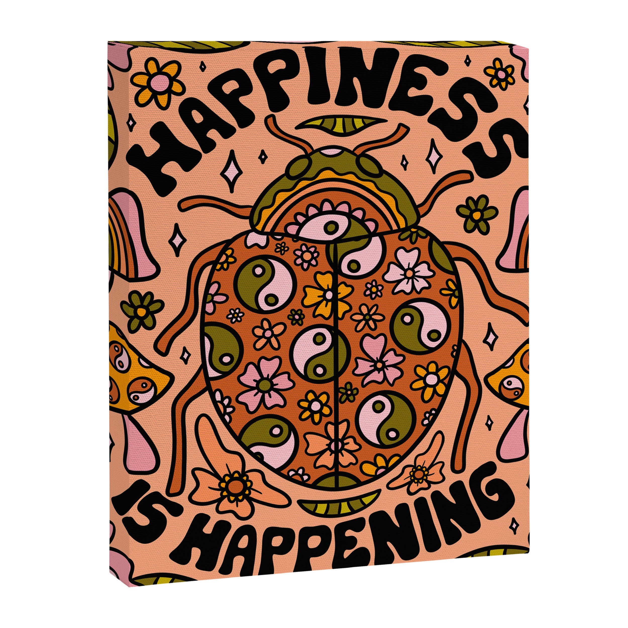 Happiness is Happening Canvas Print Gallery Image 8