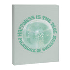 Happiness Is The True Measure of Success in Mint Canvas Print Gallery Image 8