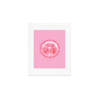 Happiness Is The True Measure of Success in Pink Art Print Gallery Image 1