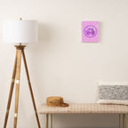 Happiness Is The True Measure of Success in Purple Canvas Print Gallery Image 2