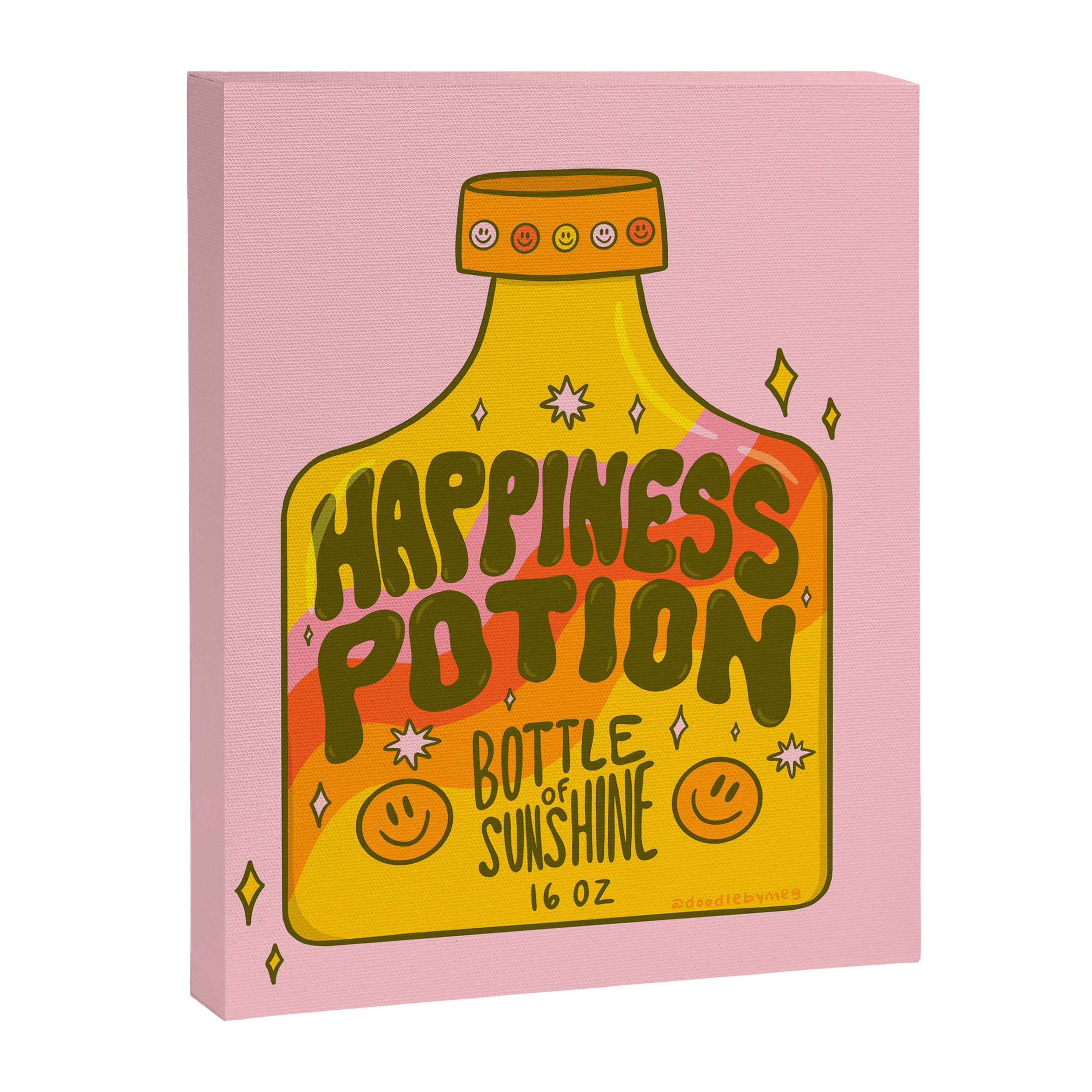 Happiness Potion Canvas Print Gallery Image 8