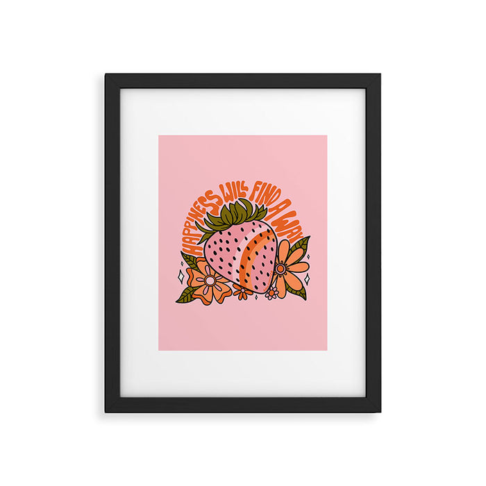 Happiness Will Find A Way Framed Art Print Gallery Image 1