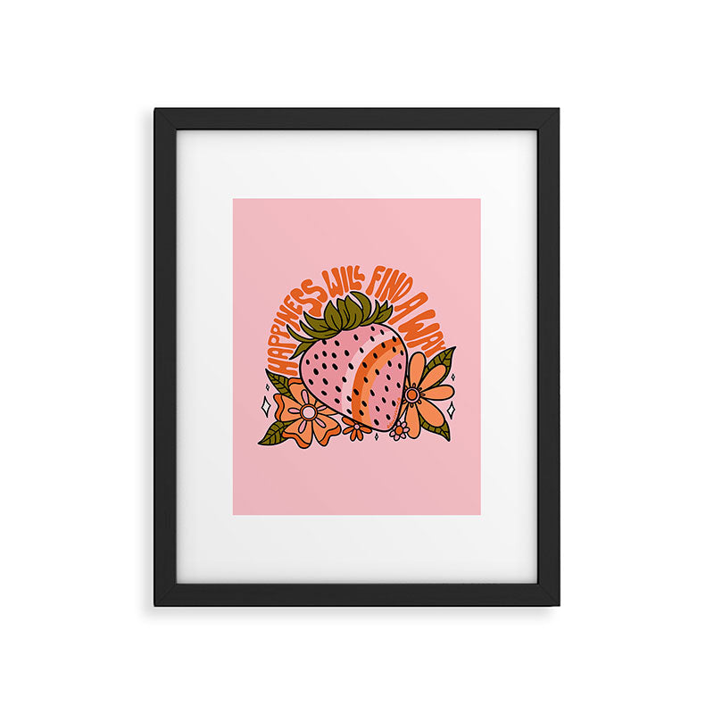 Happiness Will Find A Way Framed Art Print Gallery Image 6