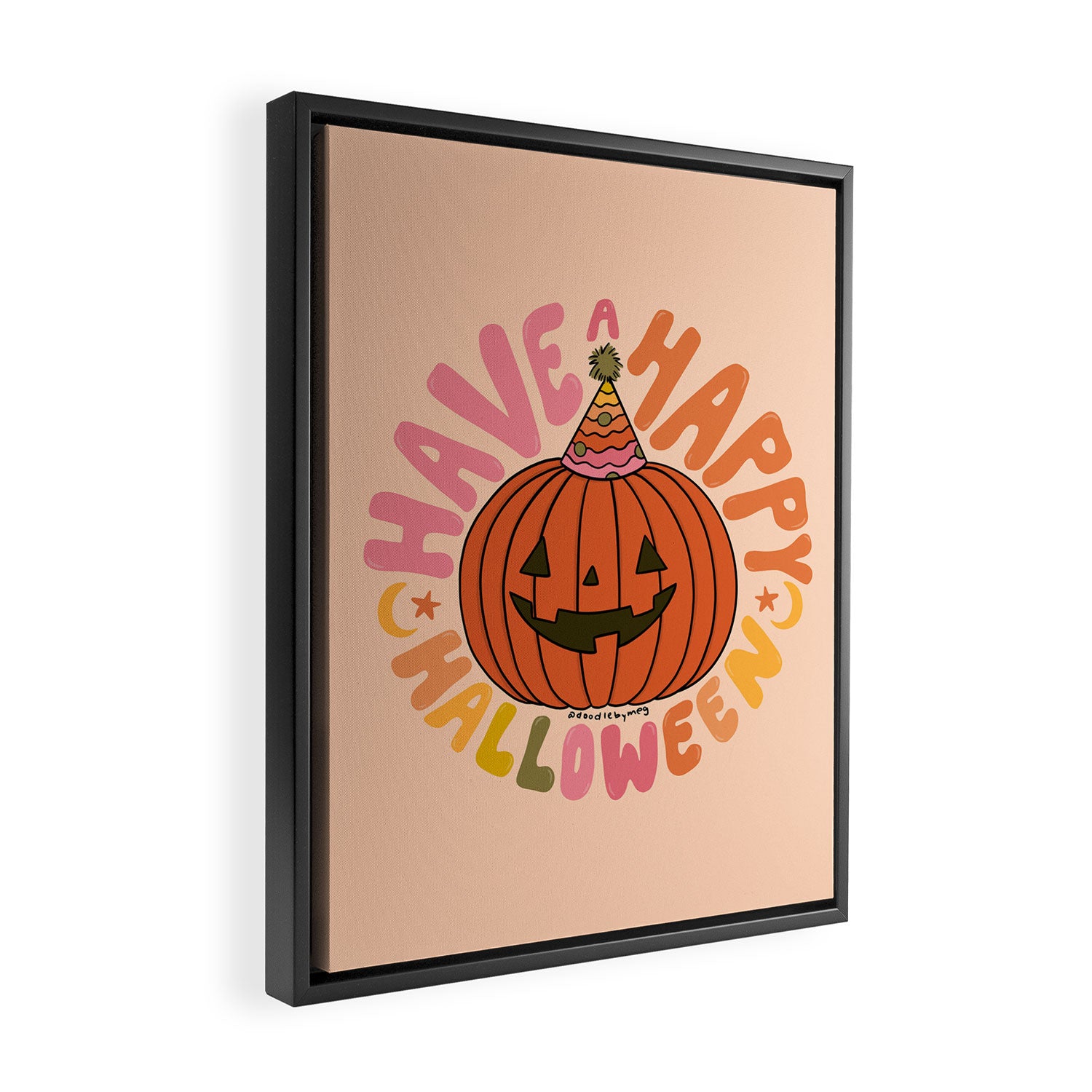 Happy Halloween Framed Canvas Print Gallery Image 2