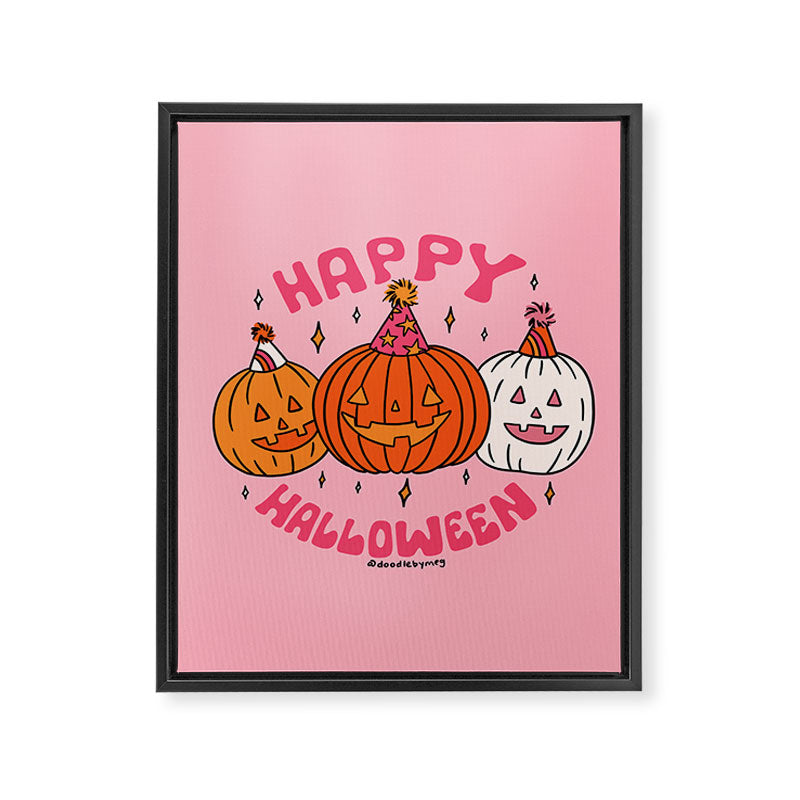 Happy Halloween Party Framed Canvas Print Gallery Image 8