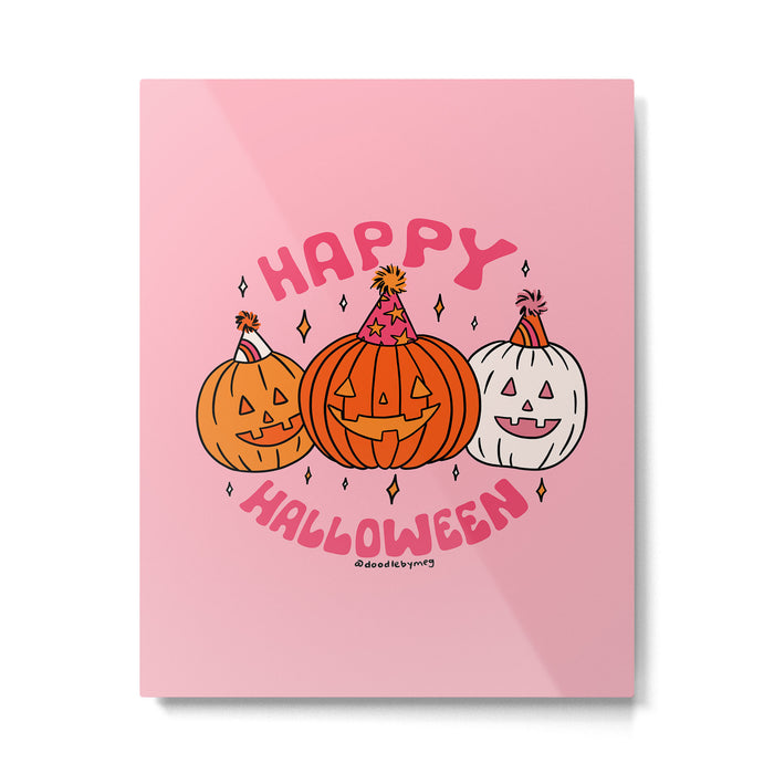 Happy Halloween Party Metal Print Gallery Image 1