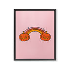 Happy Halloween Rainbow Framed Canvas Print Gallery Image 8