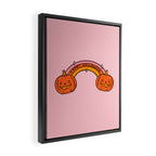Happy Halloween Rainbow Framed Canvas Print Gallery Image 2