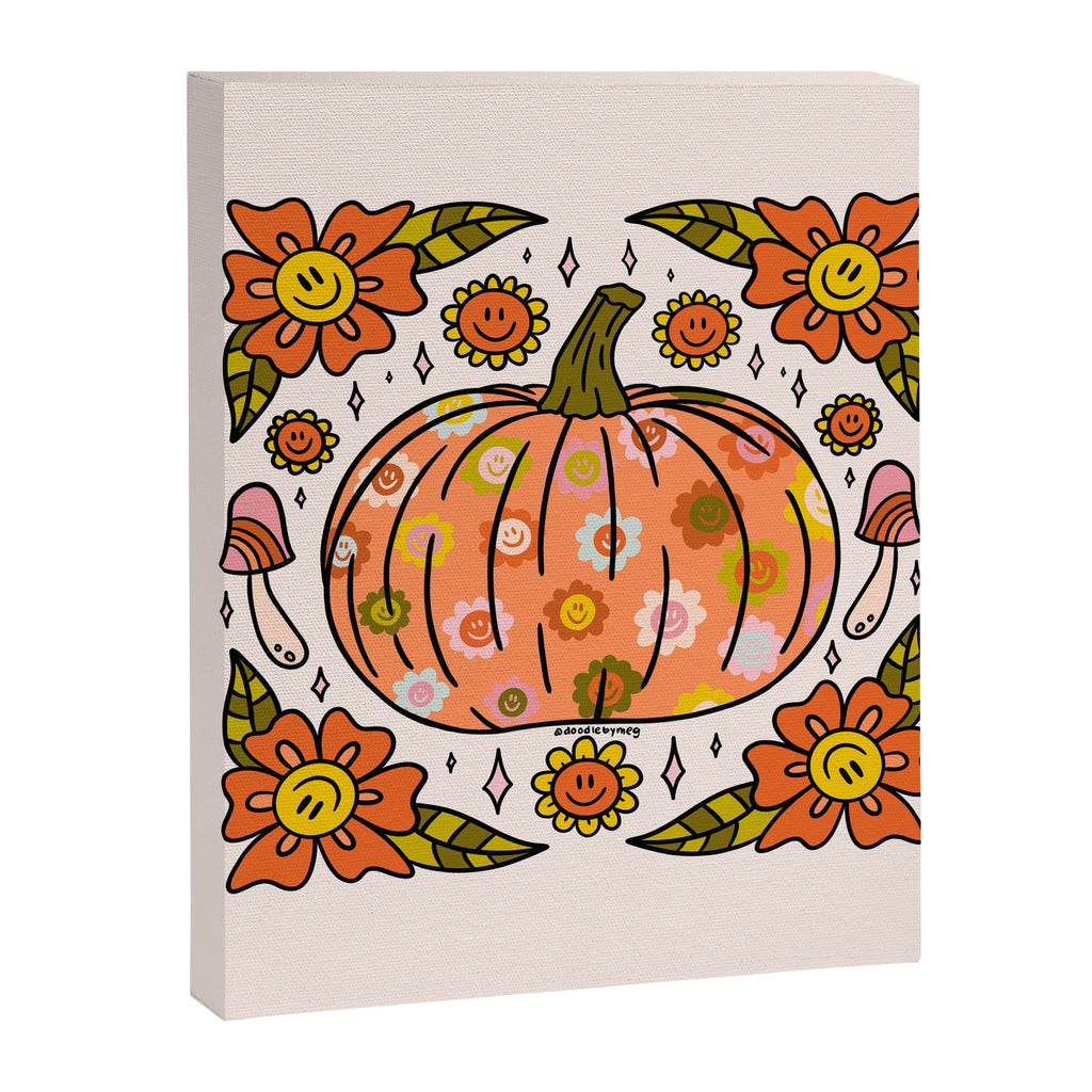 Happy Pumpkin Canvas Print Gallery Image 8