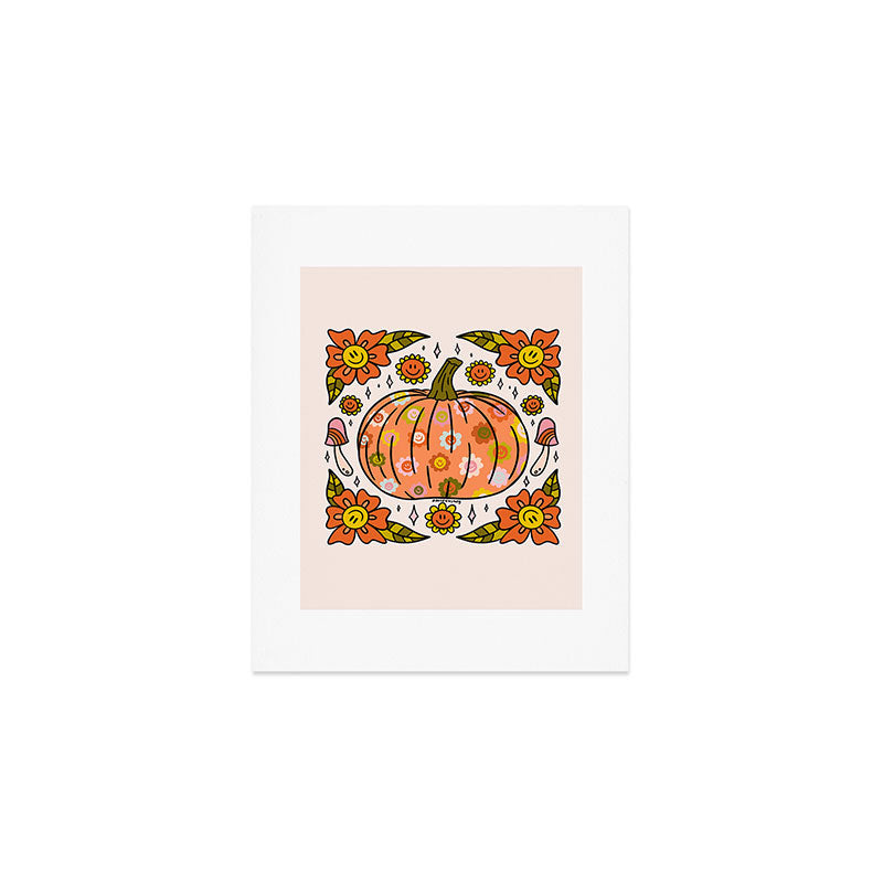 Happy Pumpkin Art Print Gallery Image 1
