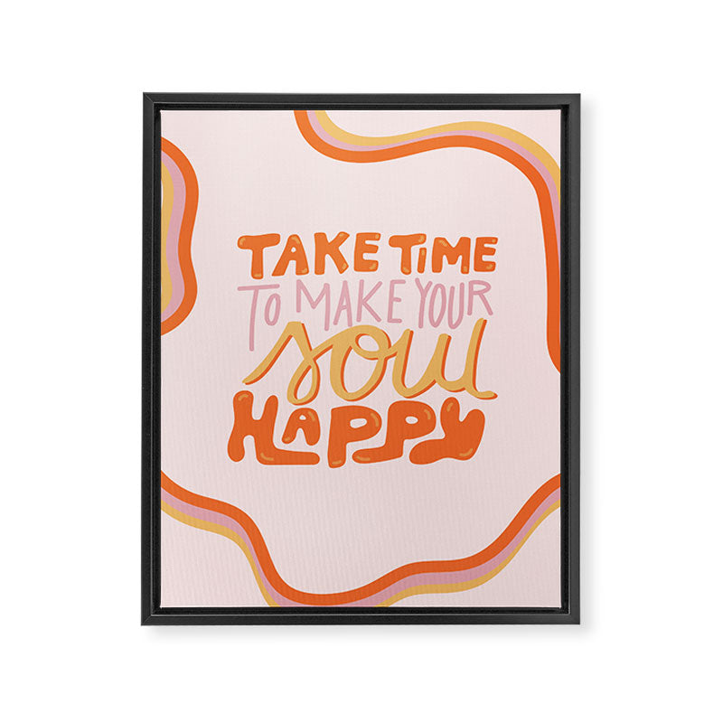 Happy Soul Framed Canvas Print Gallery Image 6