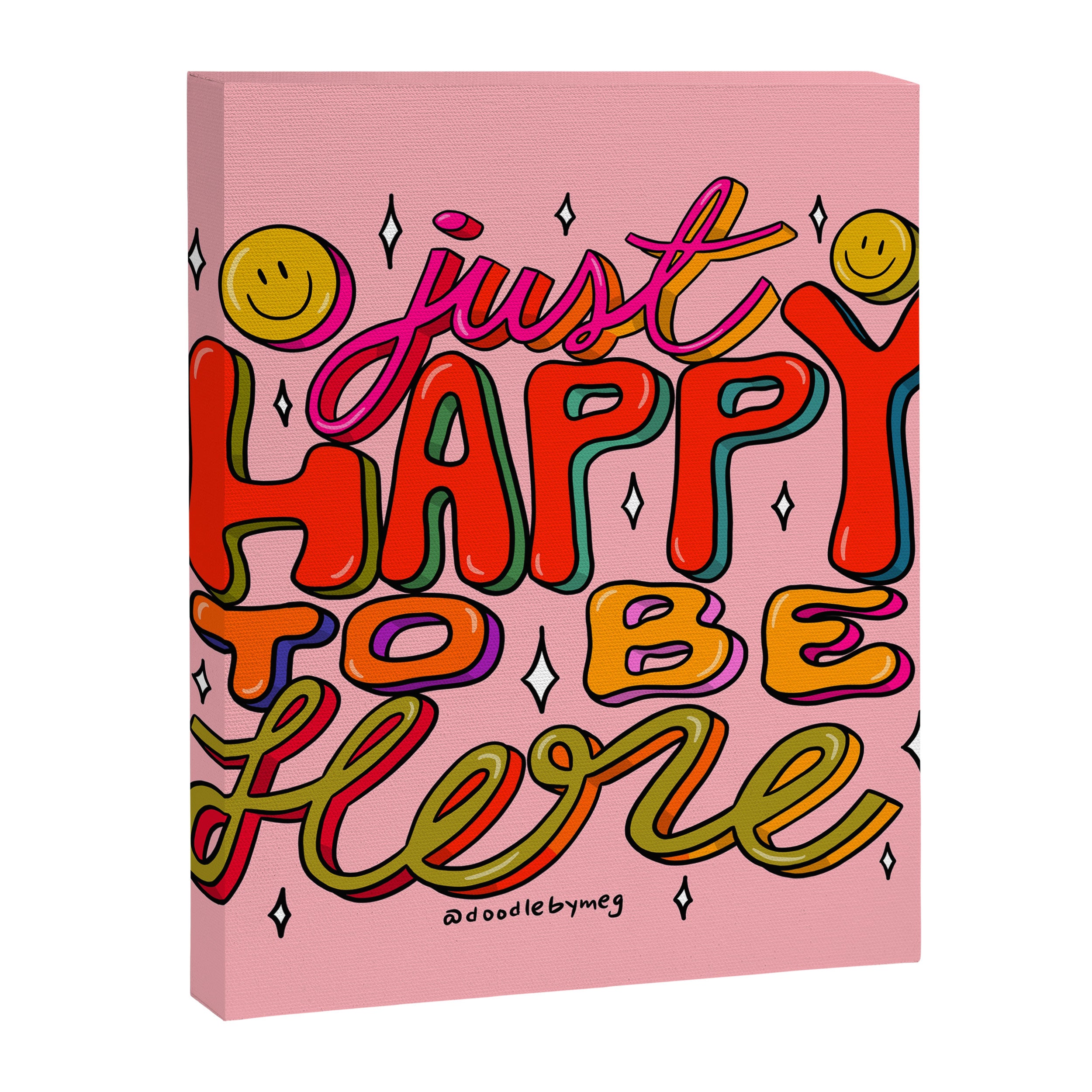 Happy To Be Here Canvas Print Gallery Image 8