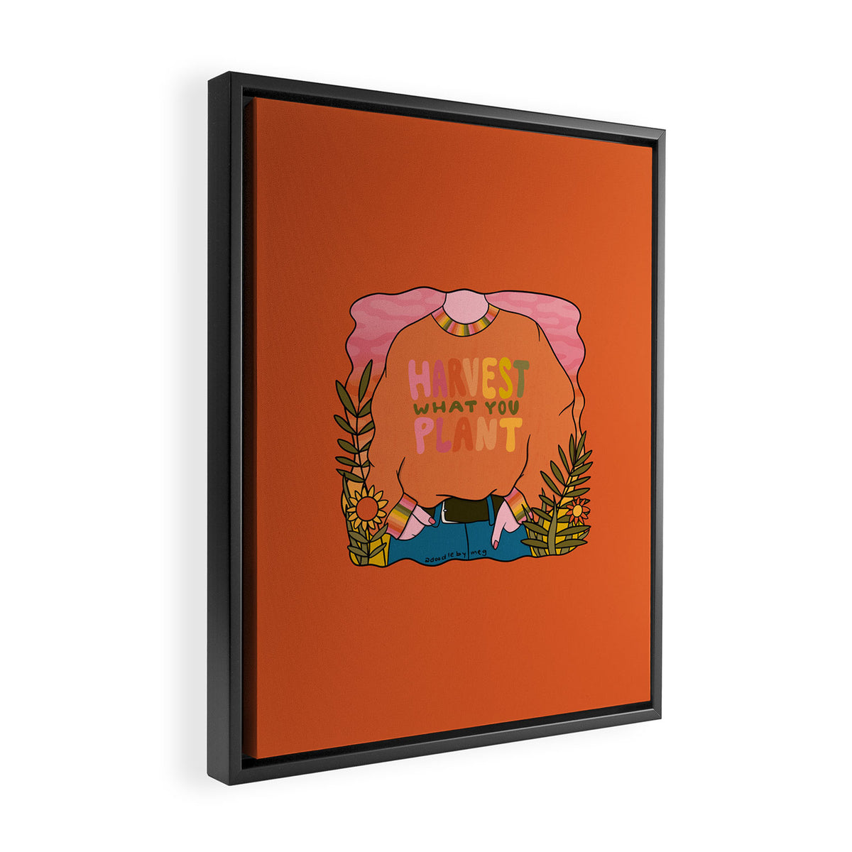 Harvest What You Plant Framed Canvas Print Gallery Image 2