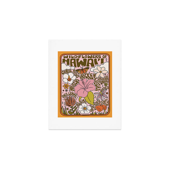 Hawaii Wildflowers Art Print Gallery Image 1