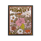 Hawaii Wildflowers Framed Canvas Print Gallery Image 8