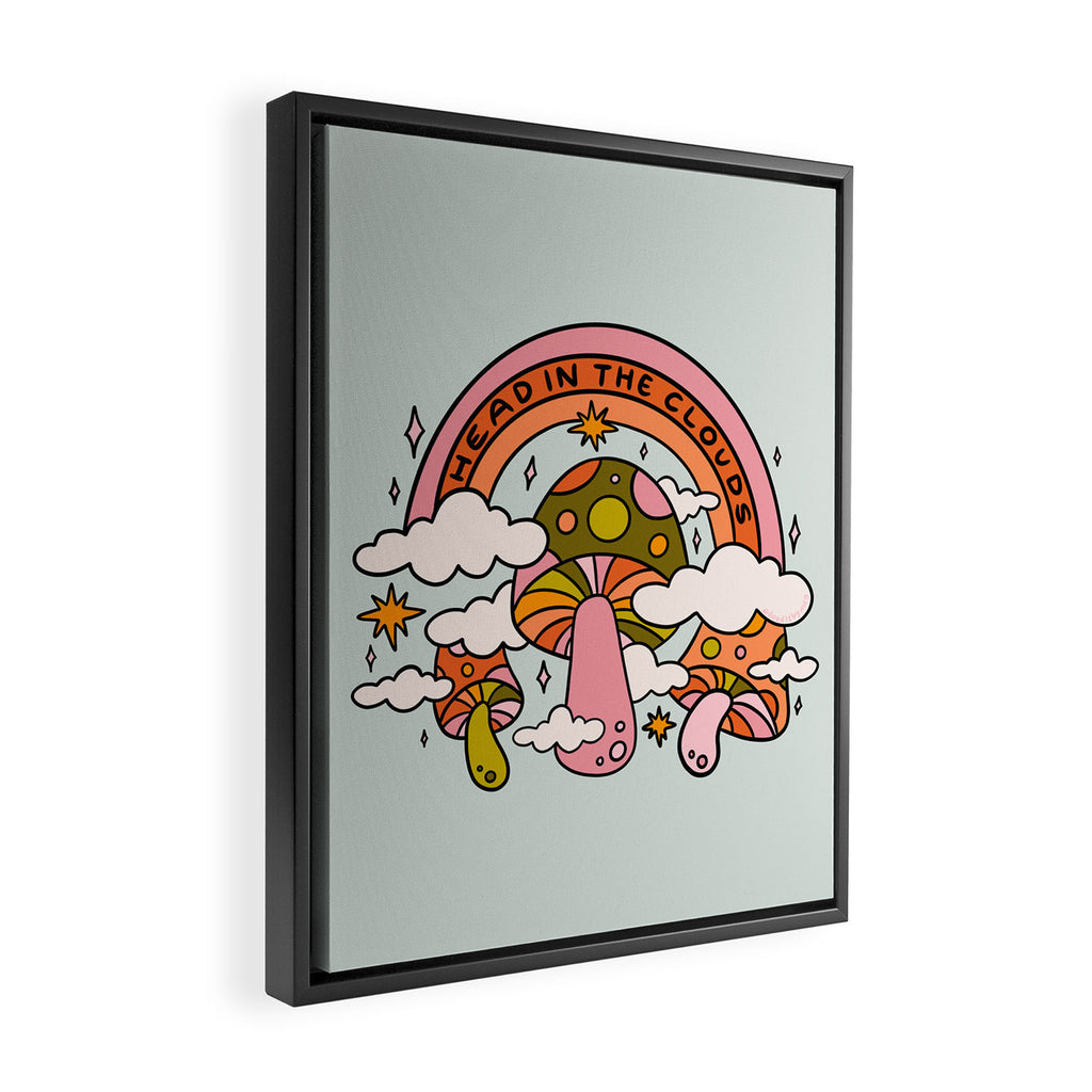 Head In The Clouds Framed Canvas Print Gallery Image 2