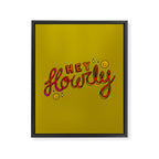Hey Howdy Framed Canvas Print Gallery Image 8