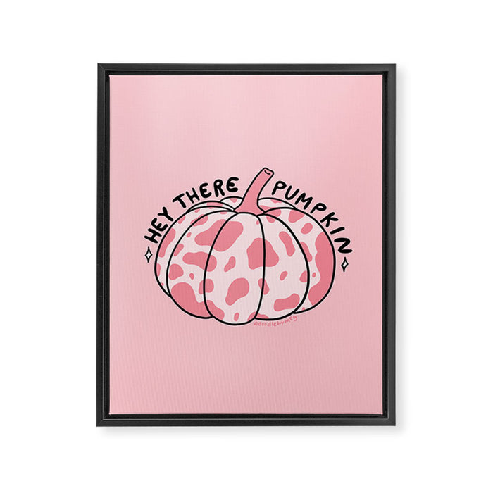 Hey There Pumpkin Framed Canvas Print Gallery Image 1