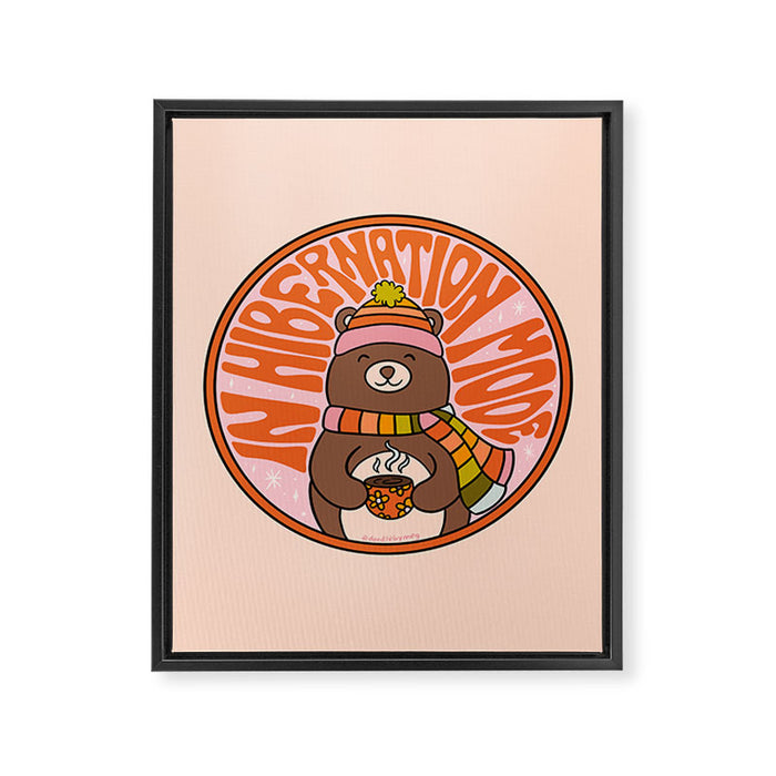 Hibernation Mode Framed Canvas Print Gallery Image 1
