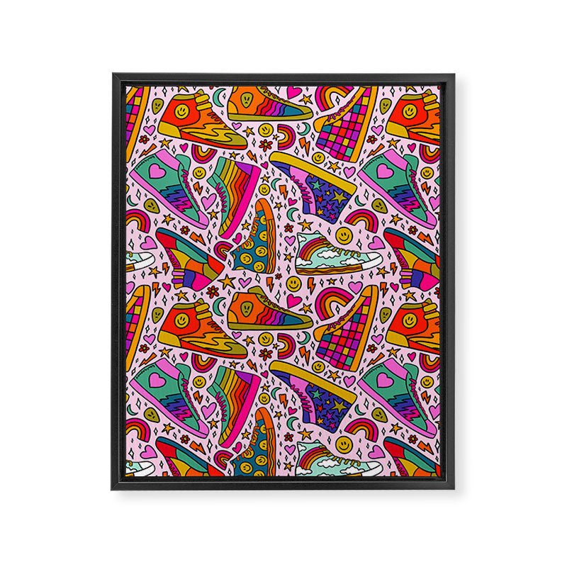 High Tops Print Framed Canvas Print Gallery Image 8