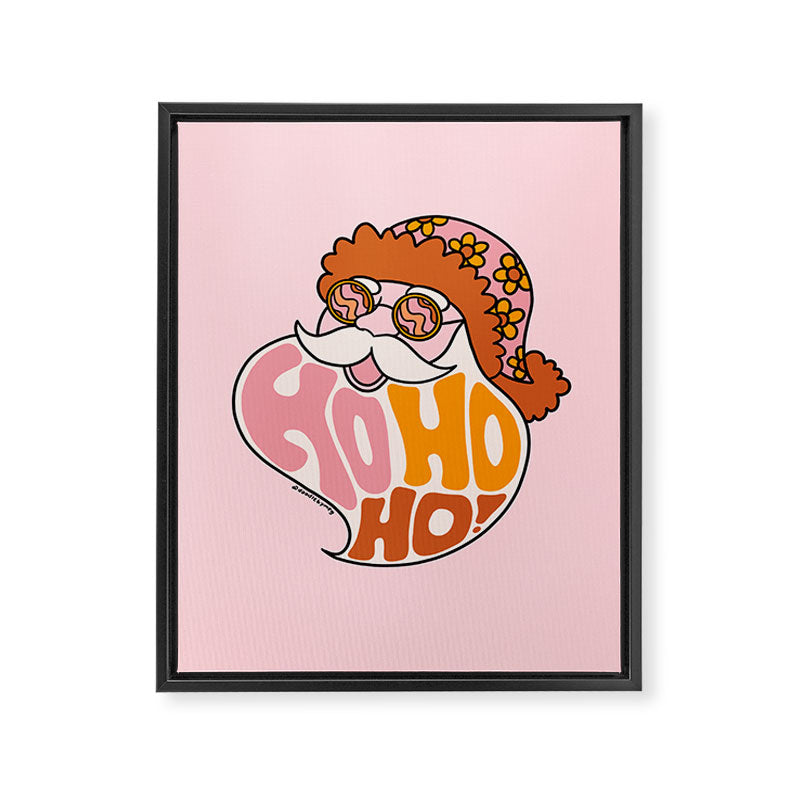 Hippie Ho Ho Ho Framed Canvas Print Gallery Image 8