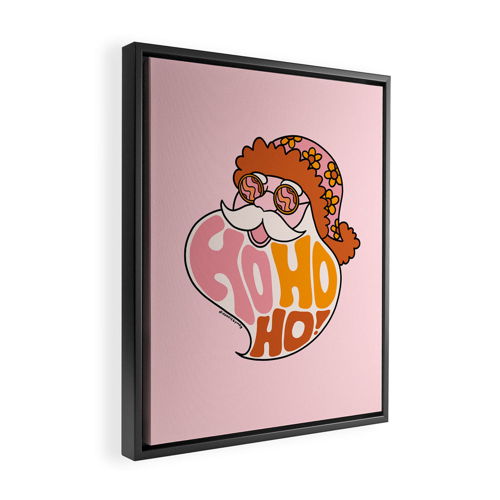 Hippie Ho Ho Ho Framed Canvas Print Gallery Image 2