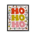 Ho Ho Ho Framed Canvas Print Gallery Image 8