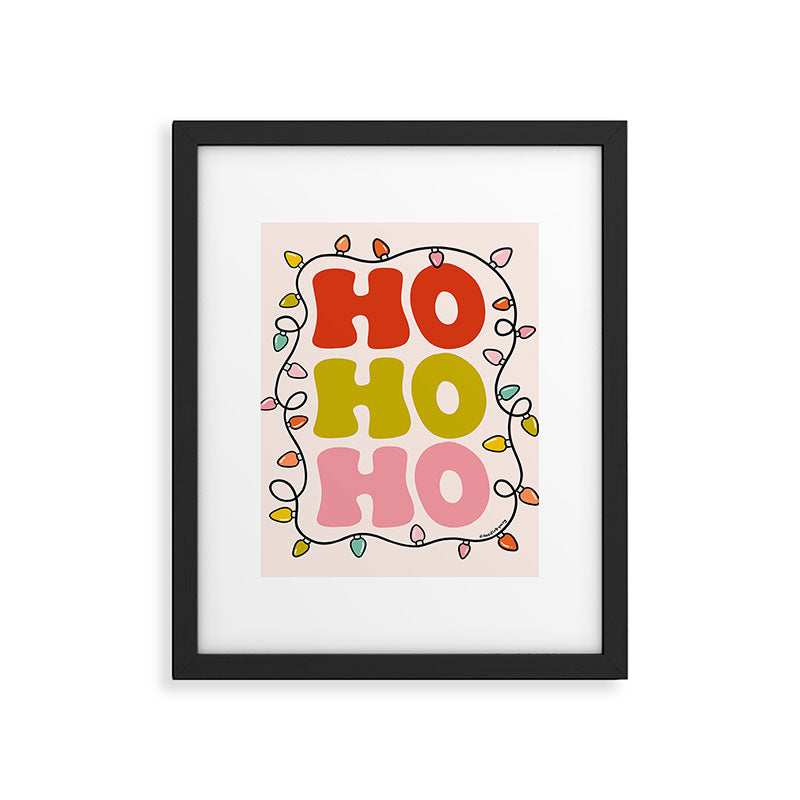 Ho Ho Ho Framed Art Print Gallery Image 6