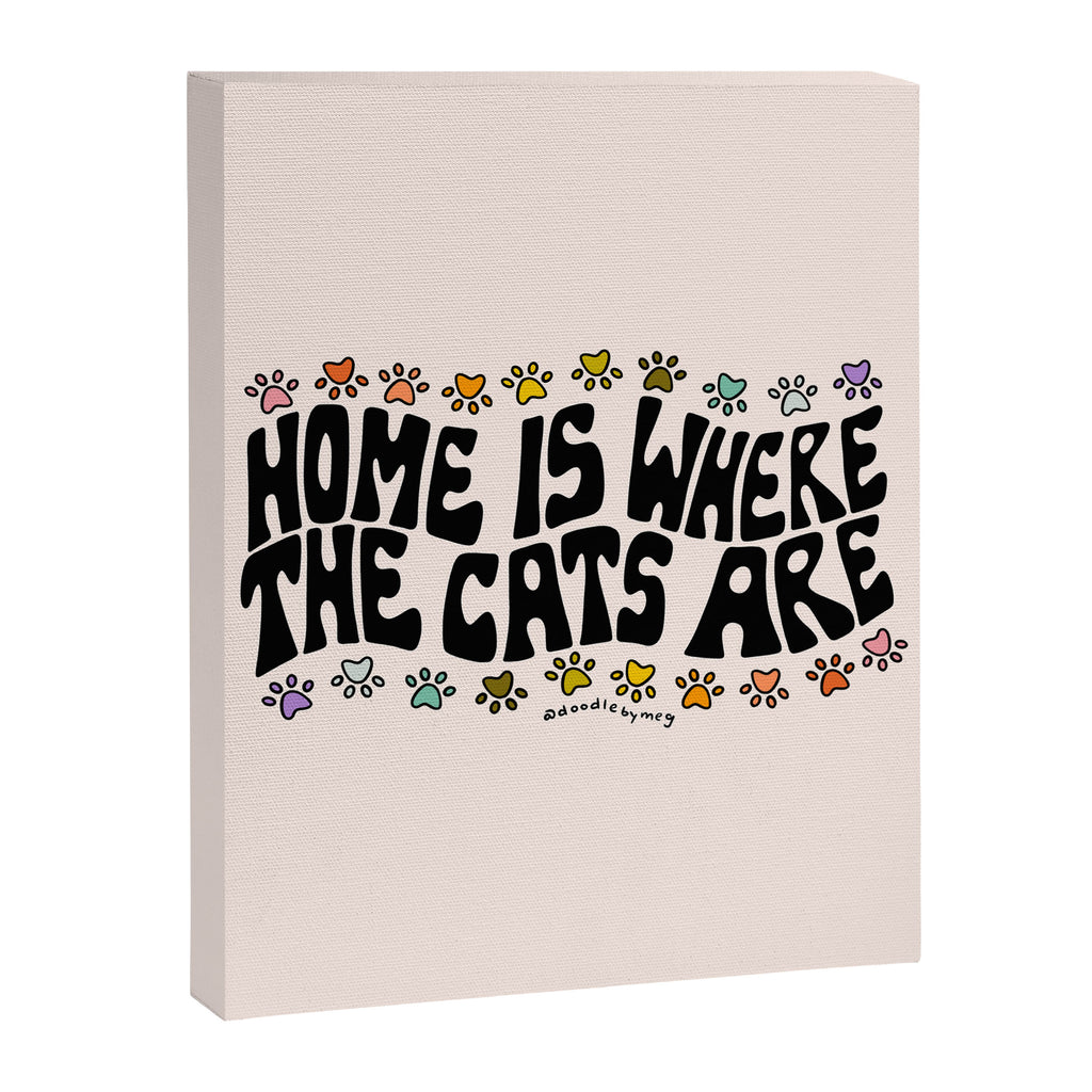 Home Is Where The Cats Are Canvas Print Gallery Image 8