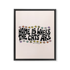 Home Is Where The Cats Are Framed Canvas Print Gallery Image 8