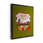 Home Is Where the Christmas Tree Is Framed Canvas Print Gallery Image 2