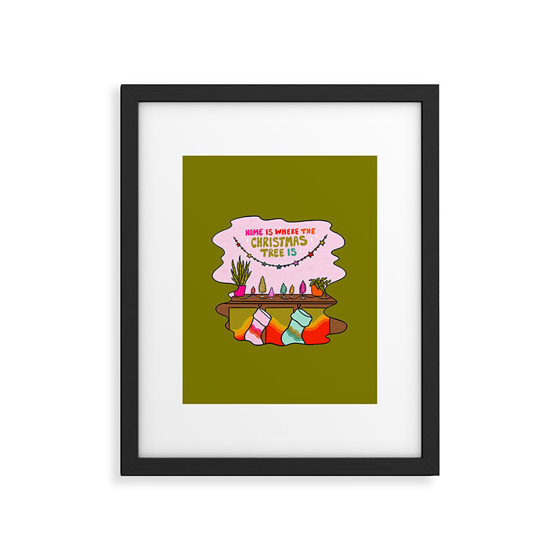 Home Is Where the Christmas Tree Is Framed Art Print Gallery Image 6